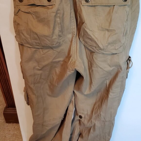 Cargo Men's Khaki/Tan Pants with 9 Pockets - Size 30/30 - Picture 6 of 8